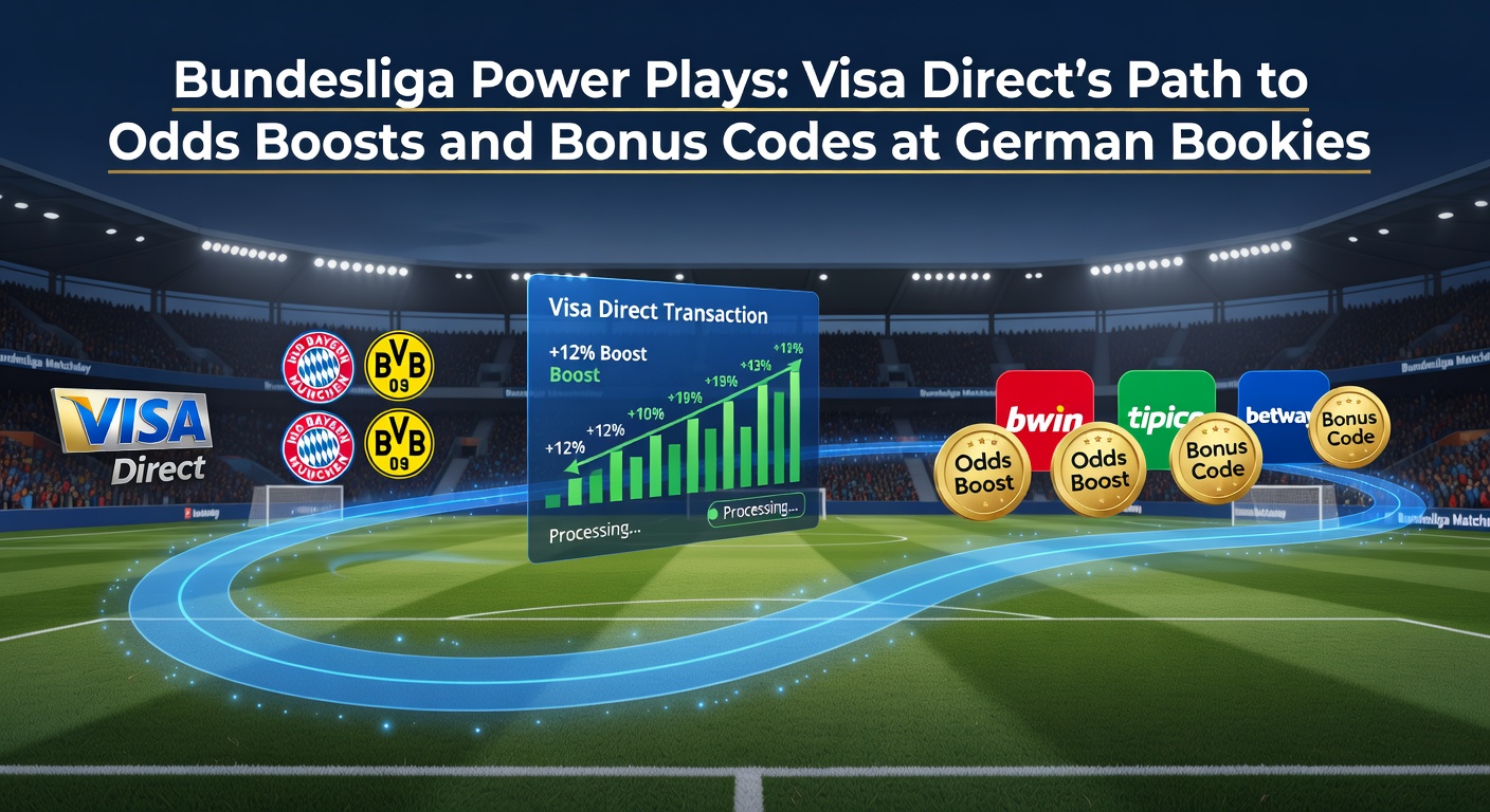 Beispiel für Quoten-Boost-Aktion mit Visa Direct bei einem Bundesliga-Spiel